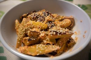 サツマイモ　キムチ和え　221124